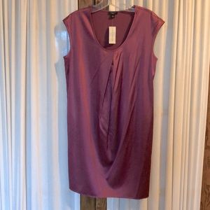 Ann Taylor Soft Pink Silk Sheath Dress